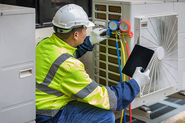 Professional Hvac Maintenance technician working in State Road, NC